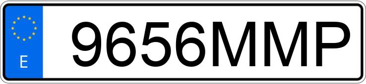 Numer rejestracyjny 9656MMP posiada MERCEDES A (176)