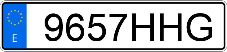 Numer rejestracyjny 9657HHG posiada VOLKSWAGEN GOLF Numer rejestracyjny 9657HHG posiada VOLKSWAGEN GOLF