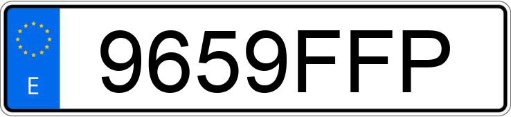 Numer rejestracyjny 9659FFP posiada AUDI A3 Numer rejestracyjny 9659FFP posiada AUDI A3
