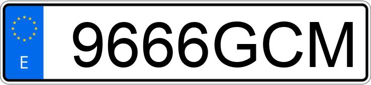 Numer rejestracyjny 9666GCM posiada VOLKSWAGEN CRAFTER Numer rejestracyjny 9666GCM posiada VOLKSWAGEN CRAFTER