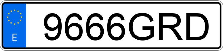 Numer rejestracyjny 9666GRD posiada SUZUKI GRAND VITARA Numer rejestracyjny 9666GRD posiada SUZUKI GRAND VITARA