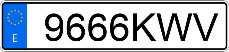 Numer rejestracyjny 9666KWV posiada BMW S Numer rejestracyjny 9666KWV posiada BMW S