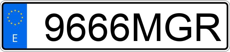 Numer rejestracyjny 9666MGR posiada KIA STONIC