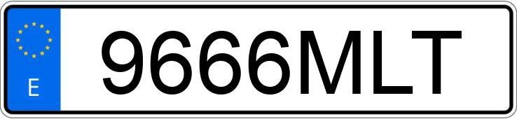 Numer rejestracyjny 9666MLT posiada RIESE&MULLER DELITE