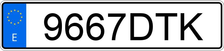 Numer rejestracyjny 9667DTK posiada NISSAN MICRA Numer rejestracyjny 9667DTK posiada NISSAN MICRA