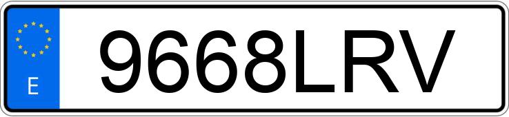 Numer rejestracyjny 9668LRV posiada OPEL ASTRA