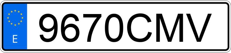 Numer rejestracyjny 9670CMV posiada SEAT LEON