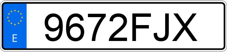 Numer rejestracyjny 9672FJX posiada SEAT LEON Numer rejestracyjny 9672FJX posiada SEAT LEON