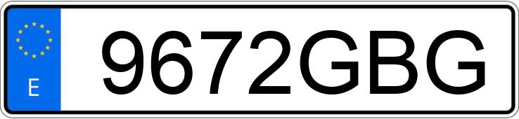 Numer rejestracyjny 9672GBG posiada KAWASAKI Z 750