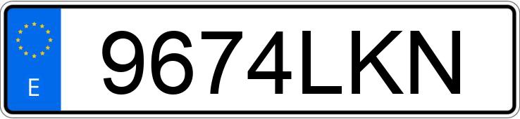 Numer rejestracyjny 9674LKN posiada MERCEDES GLE (167)