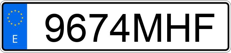 Numer rejestracyjny 9674MHF posiada FORD PUMA