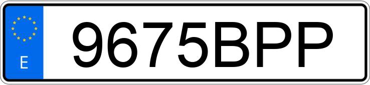 Numer rejestracyjny 9675BPP posiada PEUGEOT PARTNER Numer rejestracyjny 9675BPP posiada PEUGEOT PARTNER