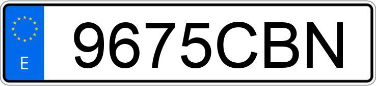 Numer rejestracyjny 9675CBN posiada SEAT LEON