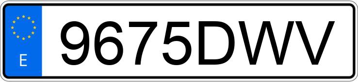 Numer rejestracyjny 9675DWV posiada BMW SERIE 7