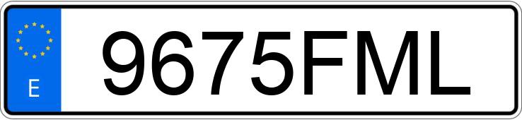 Numer rejestracyjny 9675FML posiada SEAT IBIZA