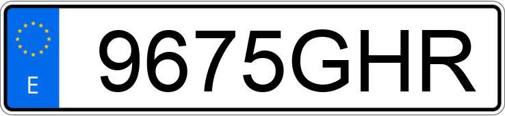 Numer rejestracyjny 9675GHR posiada FORD FUSION