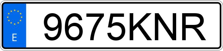 Numer rejestracyjny 9675KNR posiada AUDI A1 SPORTBACK