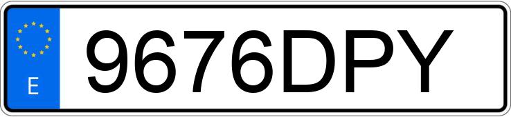 Numer rejestracyjny 9676DPY posiada RENAULT GRAND SCENIC