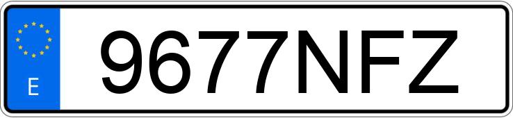 Numer rejestracyjny 9677NFZ posiada AUDI SQ5