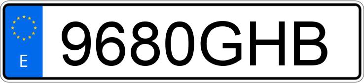 Numer rejestracyjny 9680GHB posiada TOYOTA COROLLA