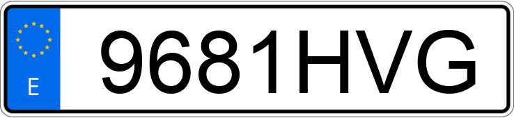 Numer rejestracyjny 9681HVG posiada KIA SPORTAGE