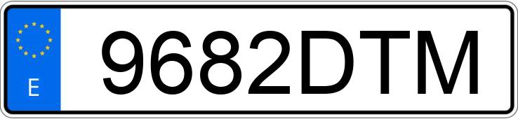 Numer rejestracyjny 9682DTM posiada BMW SERIE 5 Numer rejestracyjny 9682DTM posiada BMW SERIE 5