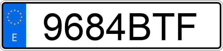 Numer rejestracyjny 9684BTF posiada SEAT LEON SIGNA 1.6 Numer rejestracyjny 9684BTF posiada SEAT LEON SIGNA 1.6