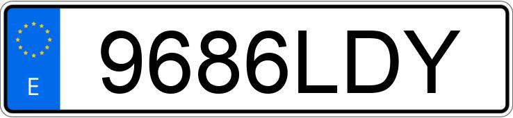 Numer rejestracyjny 9686LDY posiada TOYOTA YARIS Numer rejestracyjny 9686LDY posiada TOYOTA YARIS