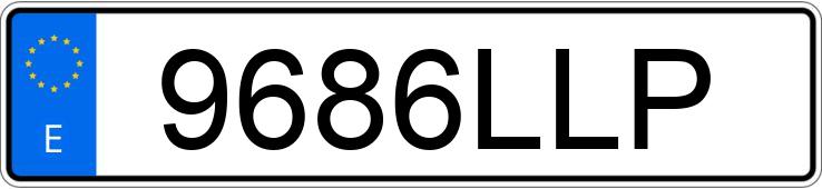 Numer rejestracyjny 9686LLP posiada MAN TGE CHC 3.180 LARGO