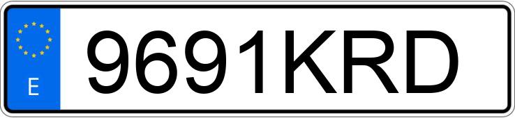 Numer rejestracyjny 9691KRD posiada MERCEDES AROCS 2636 LK