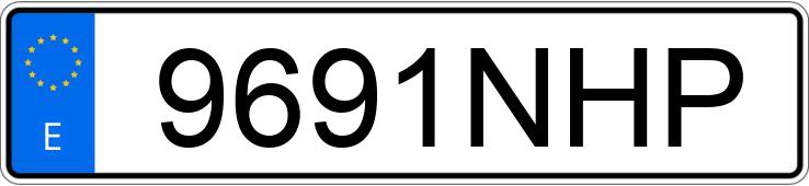 Numer rejestracyjny 9691NHP posiada TOYOTA COROLLA