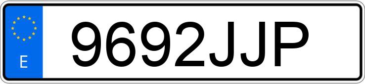 Numer rejestracyjny 9692JJP posiada VOLKSWAGEN GOLF Numer rejestracyjny 9692JJP posiada VOLKSWAGEN GOLF