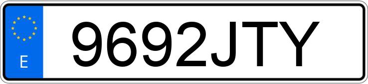 Numer rejestracyjny 9692JTY posiada MITSUBISHI OUTLANDER Numer rejestracyjny 9692JTY posiada MITSUBISHI OUTLANDER
