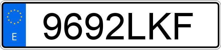 Numer rejestracyjny 9692LKF posiada PEUGEOT PARTNER Numer rejestracyjny 9692LKF posiada PEUGEOT PARTNER