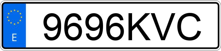 Numer rejestracyjny 9696KVC posiada BMW SERIE 6