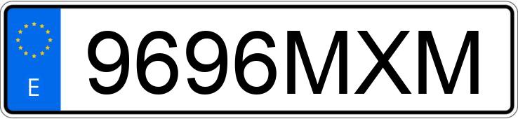 El número de registro 9696MXM tiene TOYOTA HILUX