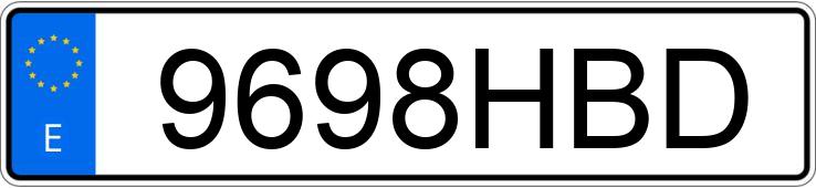 Numer rejestracyjny 9698HBD posiada SEAT LEON Numer rejestracyjny 9698HBD posiada SEAT LEON