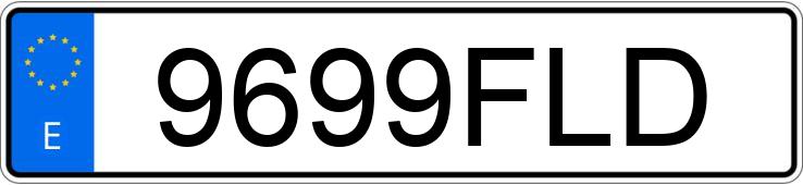 Numer rejestracyjny 9699FLD posiada AUDI A3 SPORTBACK Numer rejestracyjny 9699FLD posiada AUDI A3 SPORTBACK