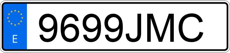 Numer rejestracyjny 9699JMC posiada BMW X1