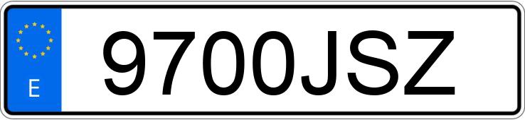 Numer rejestracyjny 9700JSZ posiada CITROEN BERLINGO Numer rejestracyjny 9700JSZ posiada CITROEN BERLINGO