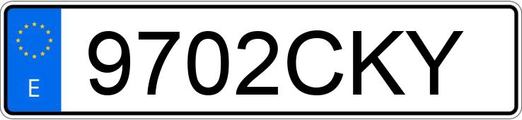 Numer rejestracyjny 9702CKY posiada PEUGEOT 206 Numer rejestracyjny 9702CKY posiada PEUGEOT 206