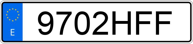 Numer rejestracyjny 9702HFF posiada CITROEN XSARA PICASSO 1.6 HDI 90 EXCLUSIVE