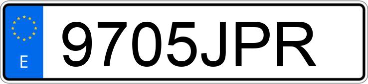 Numer rejestracyjny 9705JPR posiada MERCEDES E (213)