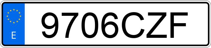 Numer rejestracyjny 9706CZF posiada PORSCHE CAYENNE Numer rejestracyjny 9706CZF posiada PORSCHE CAYENNE