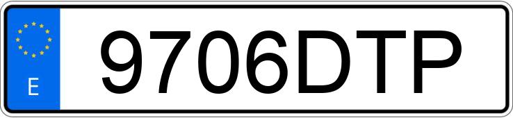 Numer rejestracyjny 9706DTP posiada NISSAN INTERSTAR