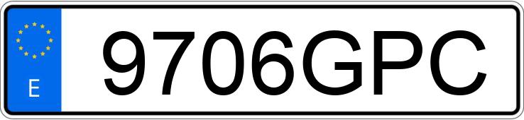 Numer rejestracyjny 9706GPC posiada KTM EXC 125