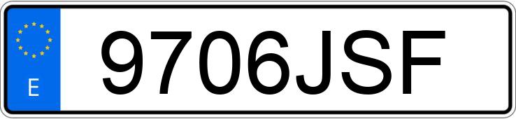 Numer rejestracyjny 9706JSF posiada RENAULT KANGOO