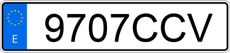 Numer rejestracyjny 9707CCV posiada SEAT IBIZA Numer rejestracyjny 9707CCV posiada SEAT IBIZA