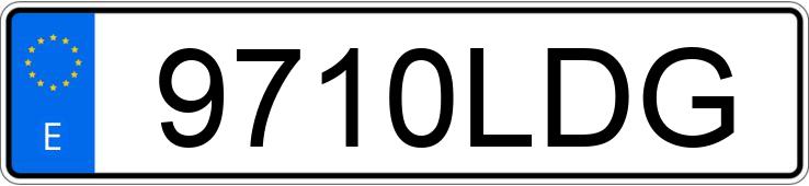 Numer rejestracyjny 9710LDG posiada NISSAN QASHQAI