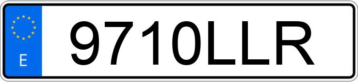 Numer rejestracyjny 9710LLR posiada CITROEN C-ELYSEE